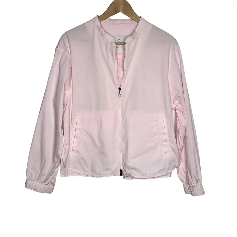 Bogner Lightweight Jacket Women 8 Pink Full Zip Pocket Casual Outdoor Athleisure